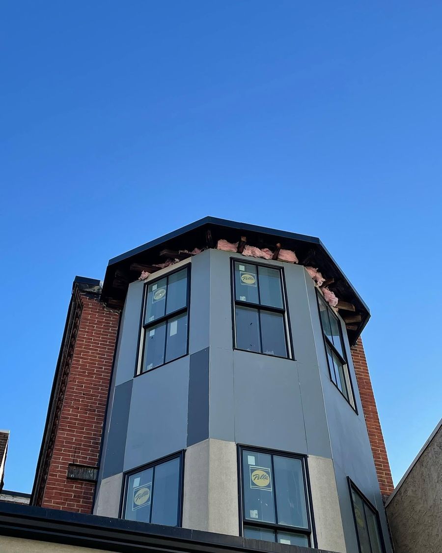 Philadelphia rowhome bay exterior restoration
